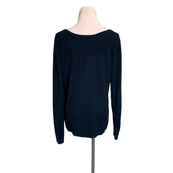 Jaye.e black long sleeves casual top size M - Picture 2 of 8